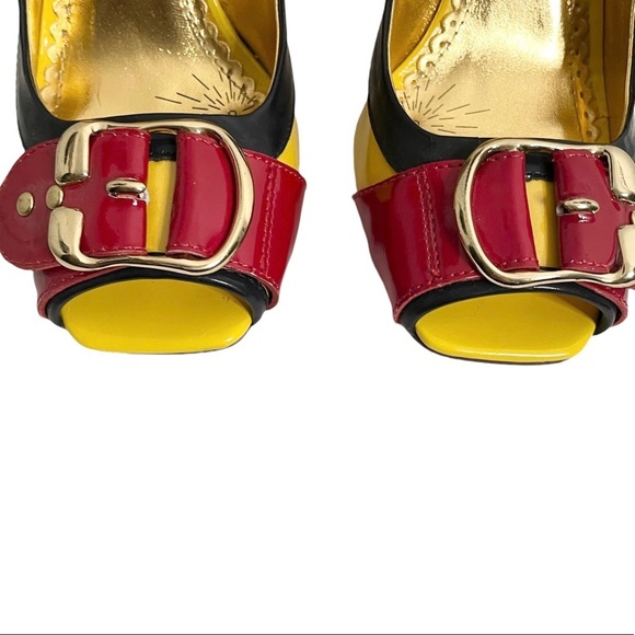 Naughty Monkey | Boxy Open Toe Pump Heel - Picture 3 of 10